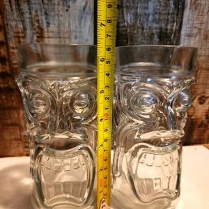 Anchor Hocking Screaming Tiki Highball Glass Tumbler Glassware Barware Set Of 2